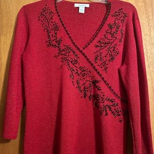 Ladies’ beaded sweater